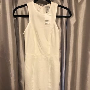 New Formal Midi White Dress